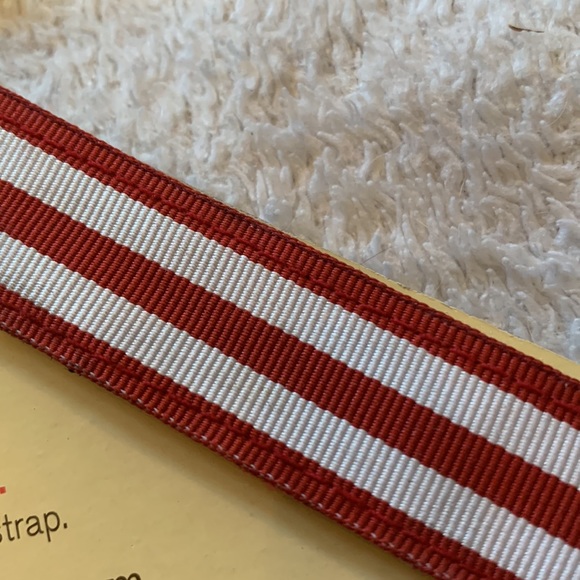 Adorable red and white striped “Angie” Interchangeable Straps SwitchFlops - Picture 3 of 5